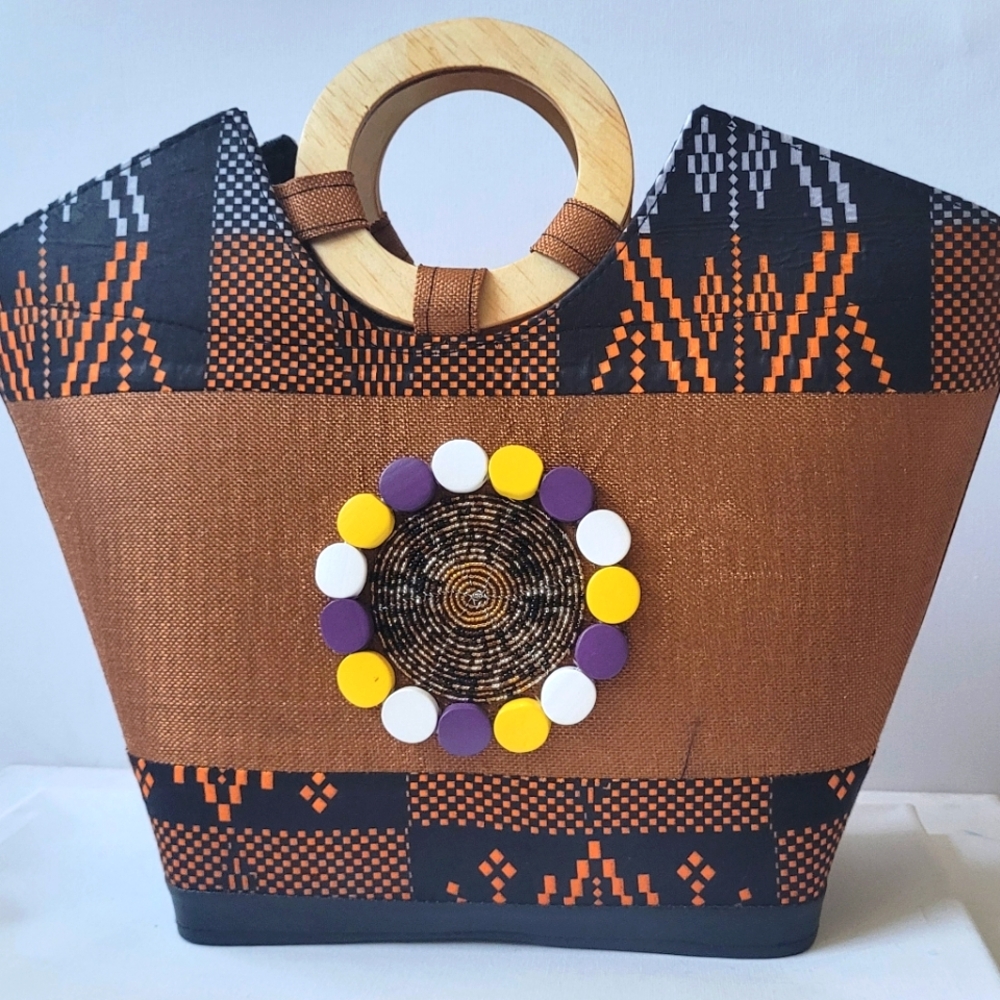 Women handbag, hand-made fabric bag, mother's day gift